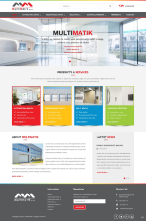 Web Design by pb for Multimatik d.o.o. | Design: #10160236