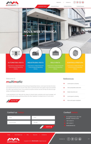 Web Design by pb for Multimatik d.o.o. | Design: #10160238