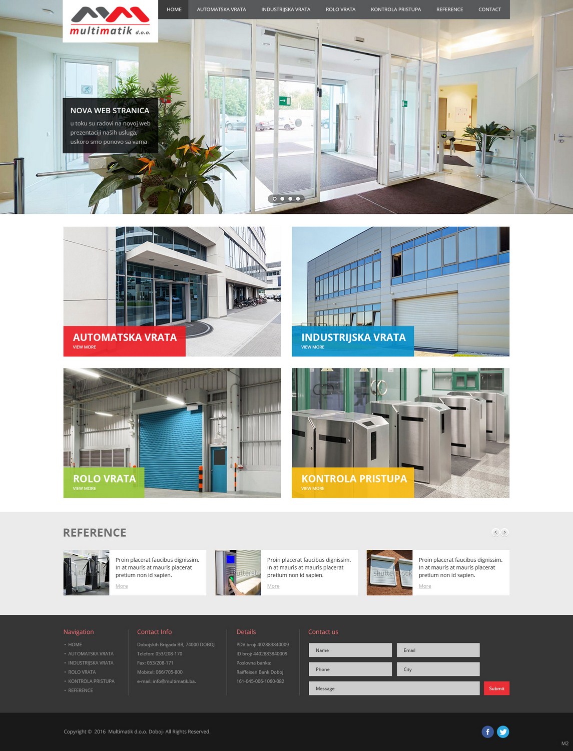 Web-Design von pb für Multimatik d.o.o. | Design #10160240