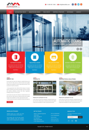 Web Design by pb for Multimatik d.o.o. | Design: #10160241