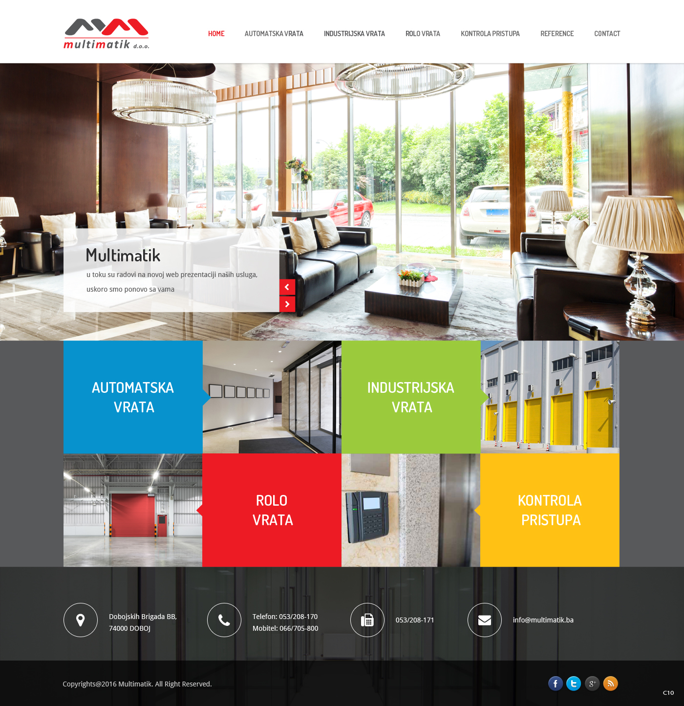 Web Design by pb for Multimatik d.o.o. | Design #10171416