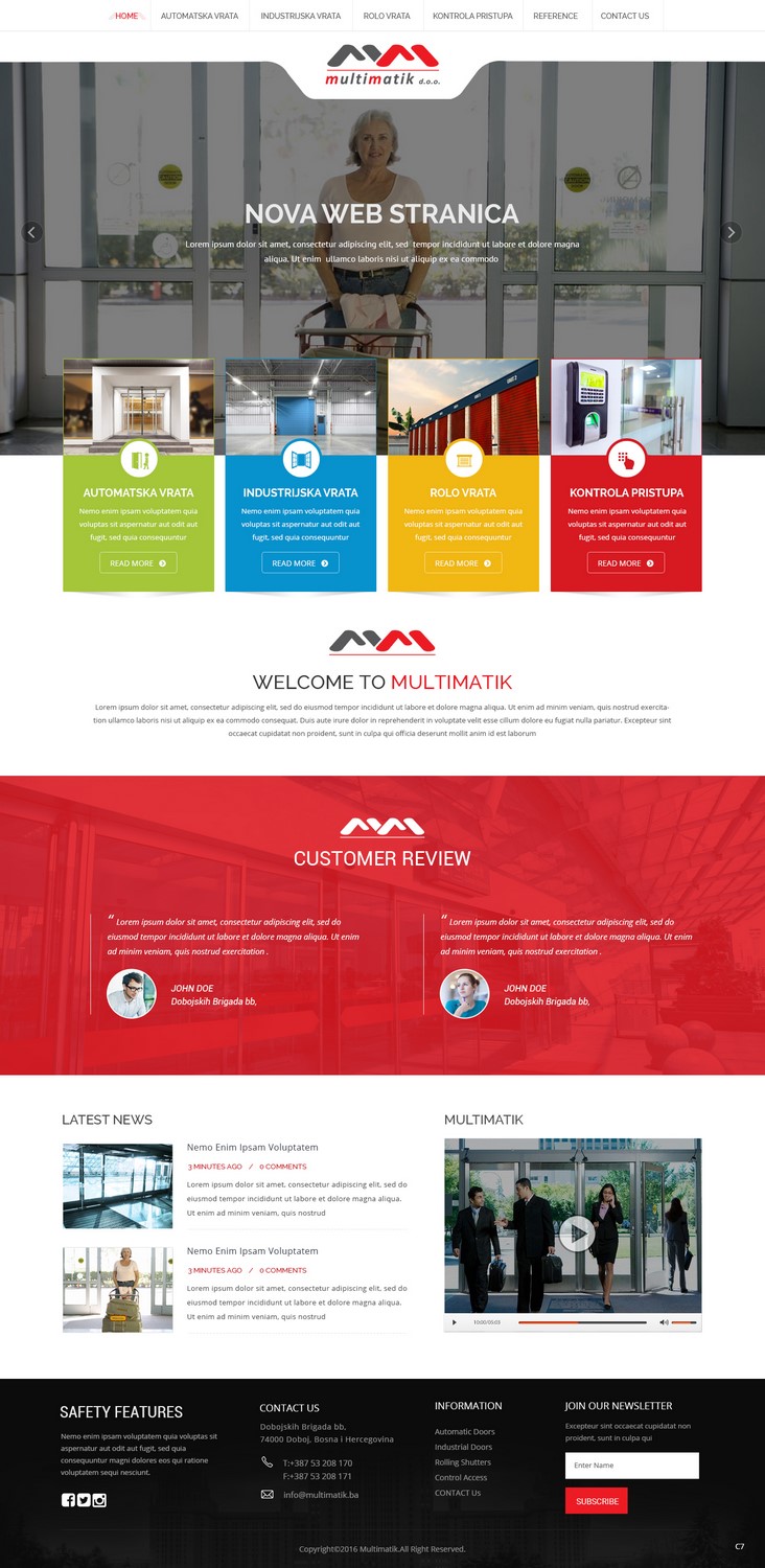 Web-Design von pb für Multimatik d.o.o. | Design #10171420