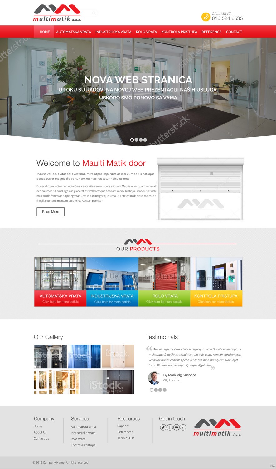 Web Design by pb for Multimatik d.o.o. | Design #10171421
