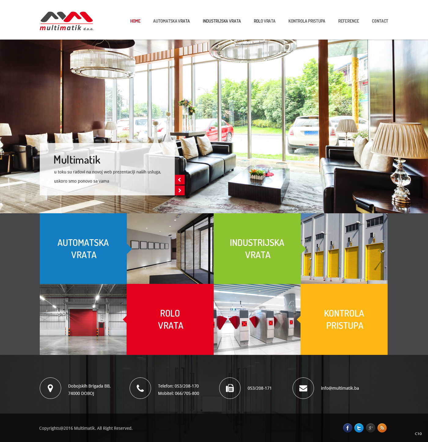 Web Design by pb for Multimatik d.o.o. | Design #10184602