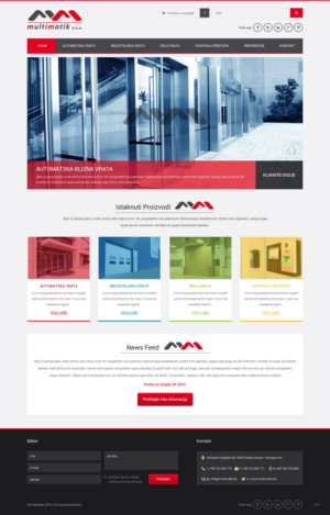 Web Design by pb for Multimatik d.o.o. | Design: #10184609