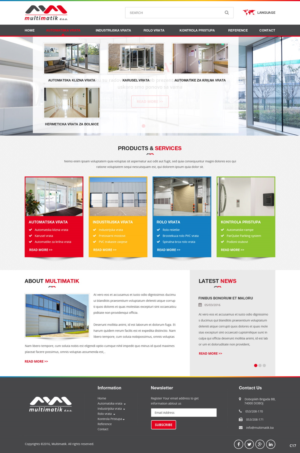 Web Design by pb for Multimatik d.o.o. | Design: #10184633