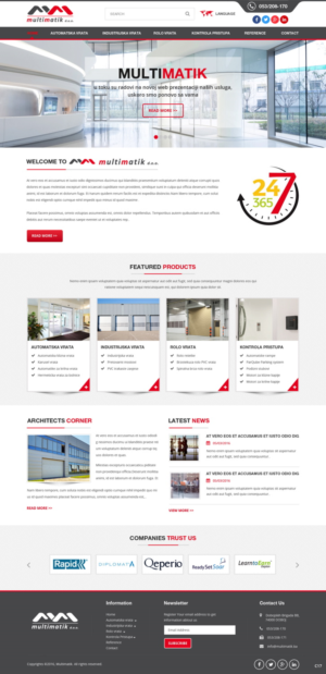 Web Design by pb for Multimatik d.o.o. | Design: #10202807