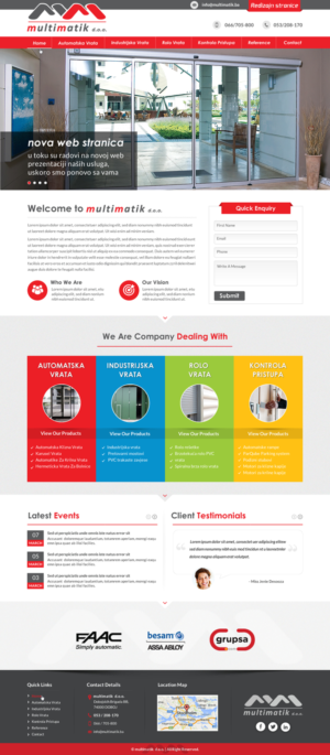 Web Design by Sbss for Multimatik d.o.o. | Design: #10187312