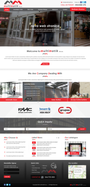 Web Design by Sbss for Multimatik d.o.o. | Design: #10195827