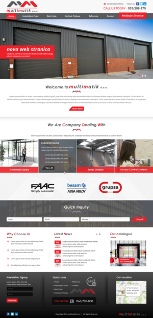 Web Design by Sbss for Multimatik d.o.o. | Design: #10195829