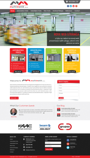 Web Design by Sbss for Multimatik d.o.o. | Design: #10195831
