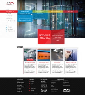Web Design by Rehyan for Multimatik d.o.o. | Design #10185821