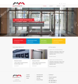 Web Design by Vikram M for Multimatik d.o.o. | Design #10187024