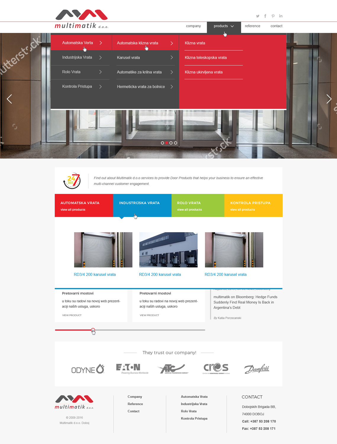 Web Design by Vikram M for Multimatik d.o.o. | Design #10194760