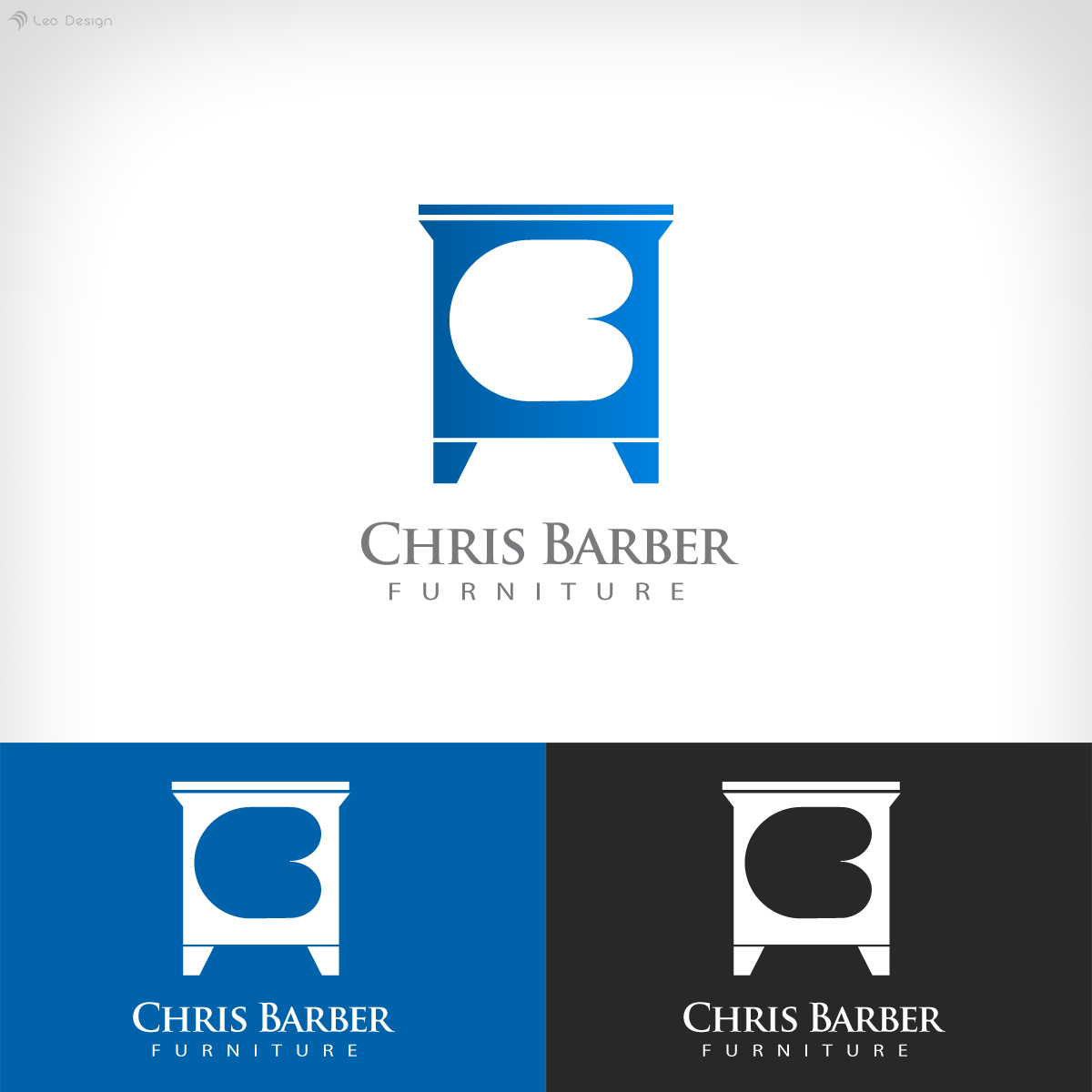 Logo Design by Leo SC for Chris Barber Furniture  | Design #2161532