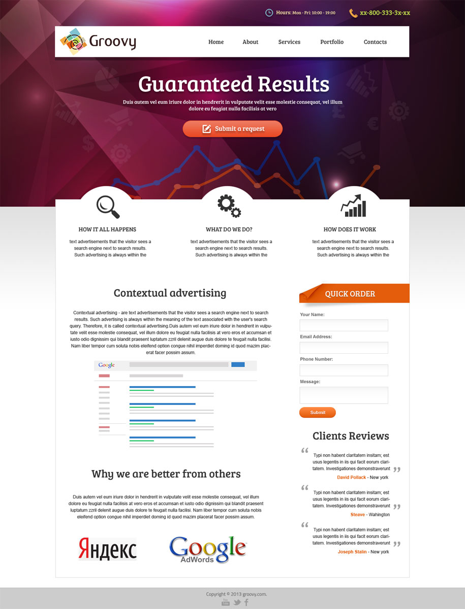 Web Design by designcruze for Groovy | Design #2311798