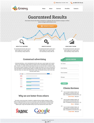 Web Design by designcruze for Groovy | Design: #2314945