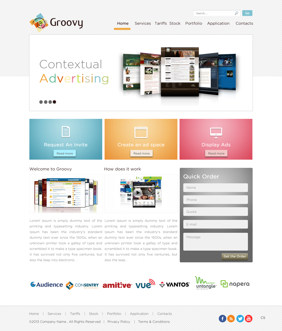 Web Design par pb pour Groovy | Design #2203029