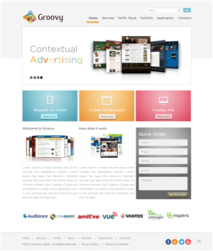 Web Design by pb for Groovy | Design: #2203029