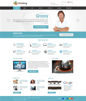 Web Design by pb for Groovy | Design: #2203035
