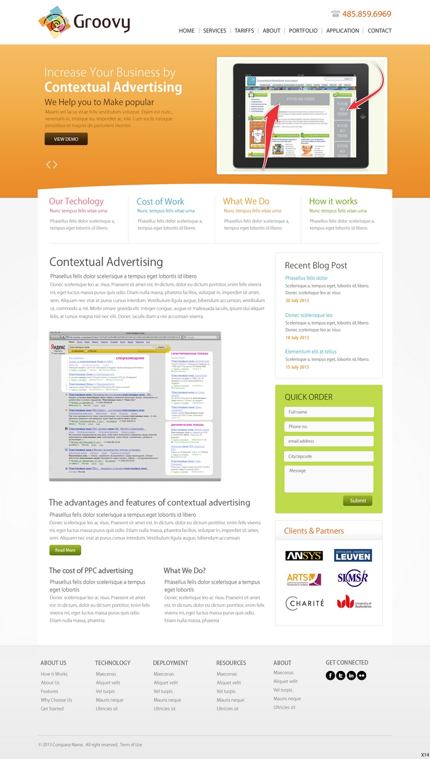 Web Design by pb for Groovy | Design #2203037