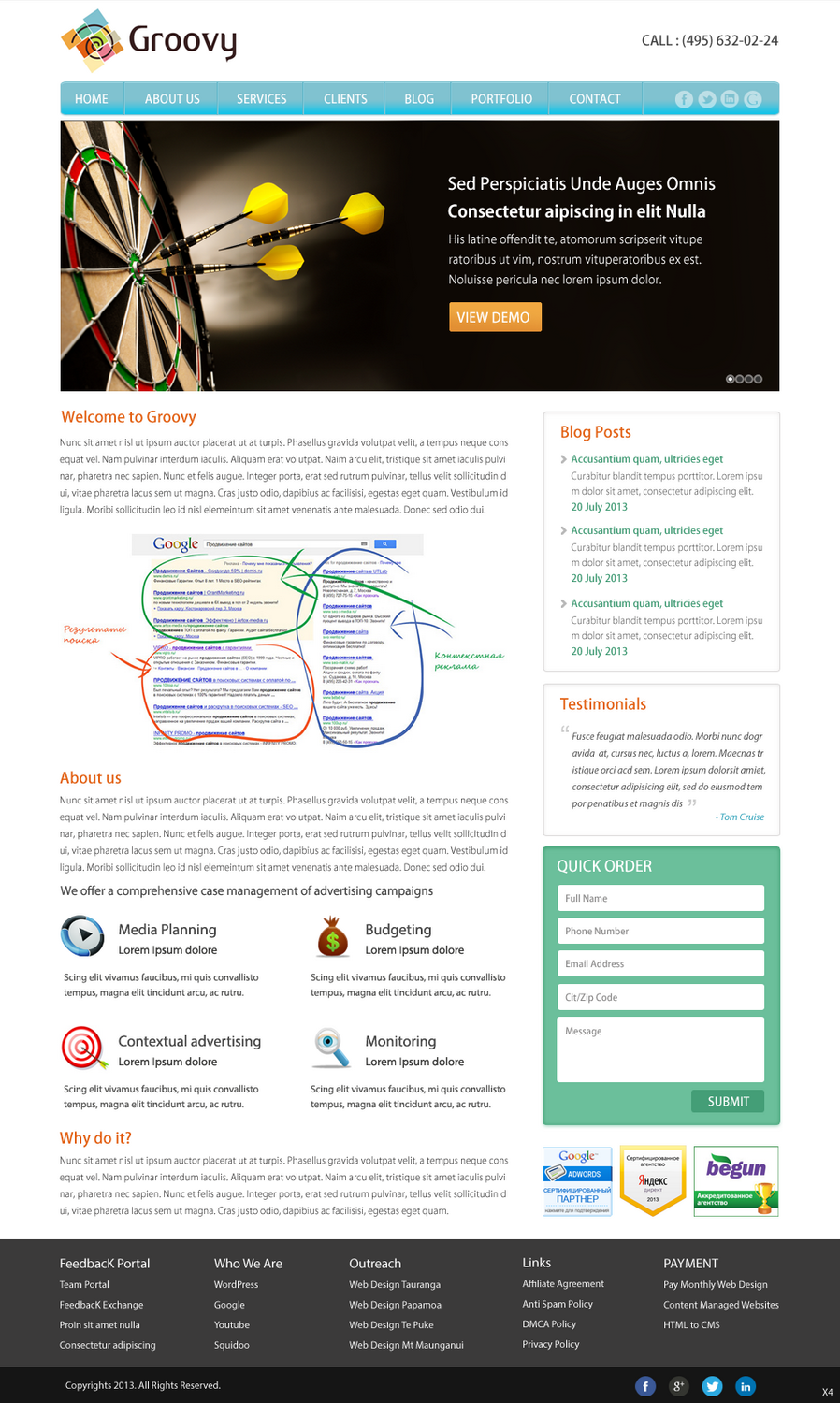 Web Design by pb for Groovy | Design #2215597