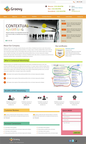 Web Design by pb for Groovy | Design: #2241784