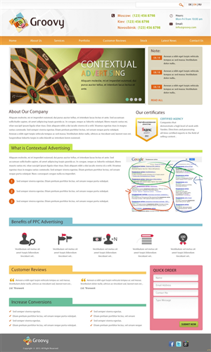 Web Design by pb for Groovy | Design: #2267086