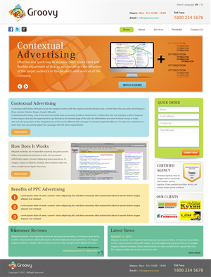 Web Design by Atom for Groovy | Design: #2267293