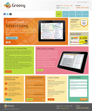 Web Design by Atom for Groovy | Design: #2430357
