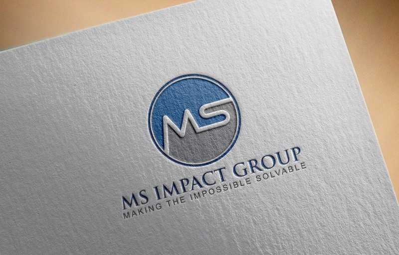 Logo Design by Mehedi Hasan ™ for MS Impact Group | Design #10152665