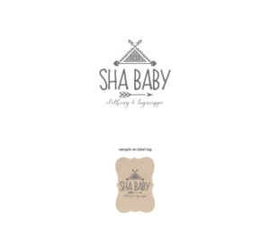 Sha Baby with Clothing & Lagniappe underneath the logo or incorporated within the logo - some with the clothing co and some without | Logo Design by Dzains