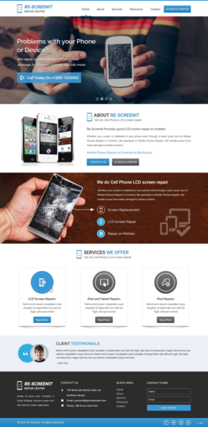 Web Design by pb for this project | Design: #10184655