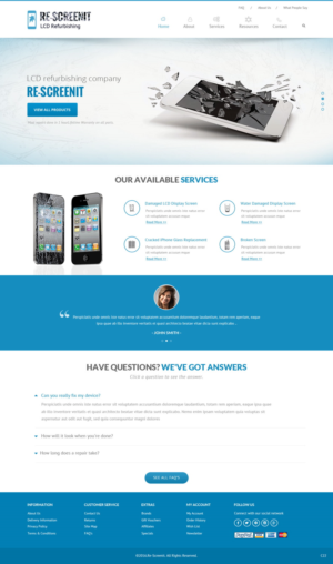 Web Design by pb for this project | Design: #10191251