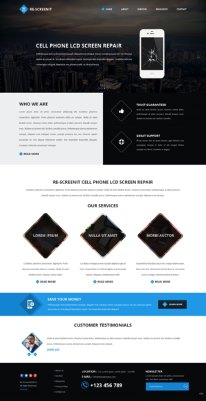 Web Design by pb for this project | Design: #10191252