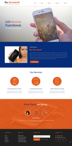 Web Design by pb for this project | Design: #10191253