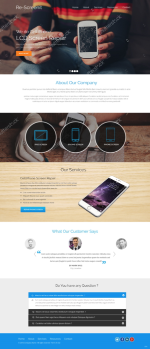 Web Design by pb for this project | Design: #10191262