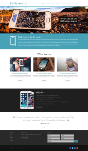 Web Design by pb for this project | Design: #10197722