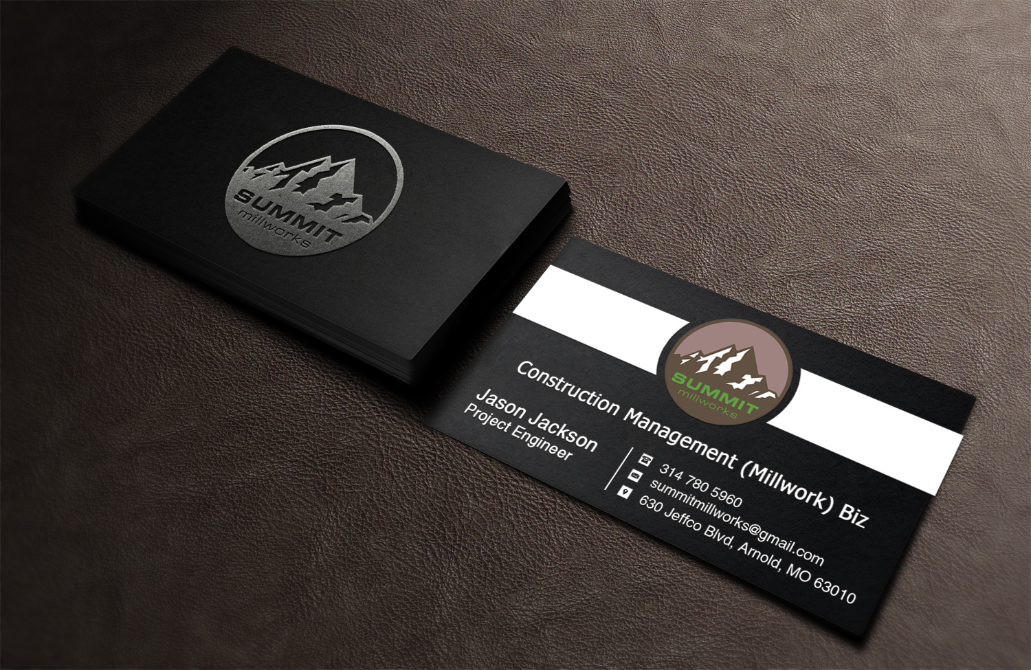 Business Card Design by Lanka Ama for Summit millworks  | Design #10160616
