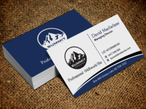 Business Card Design by Lanka Ama for Summit millworks  | Design: #10160623