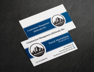 Business Card Design by Lanka Ama for Summit millworks  | Design: #10160625