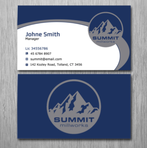 Business Card Design by Lanka Ama for Summit millworks  | Design: #10160637