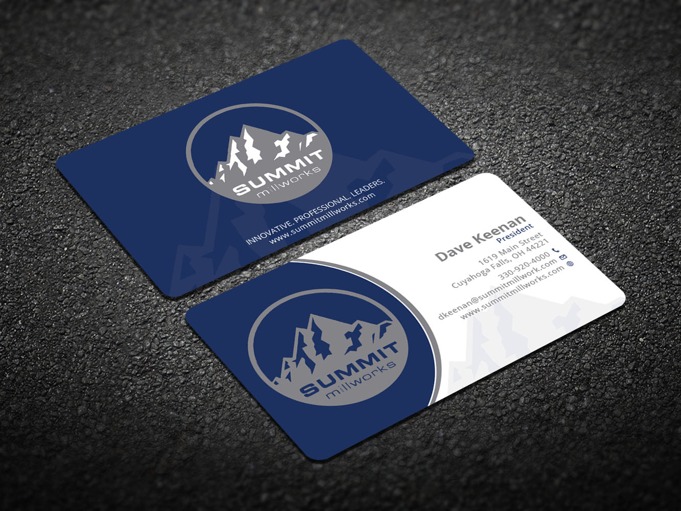 Business Card Design by Verified artistry (Design garden) for Summit millworks  | Design #10187446