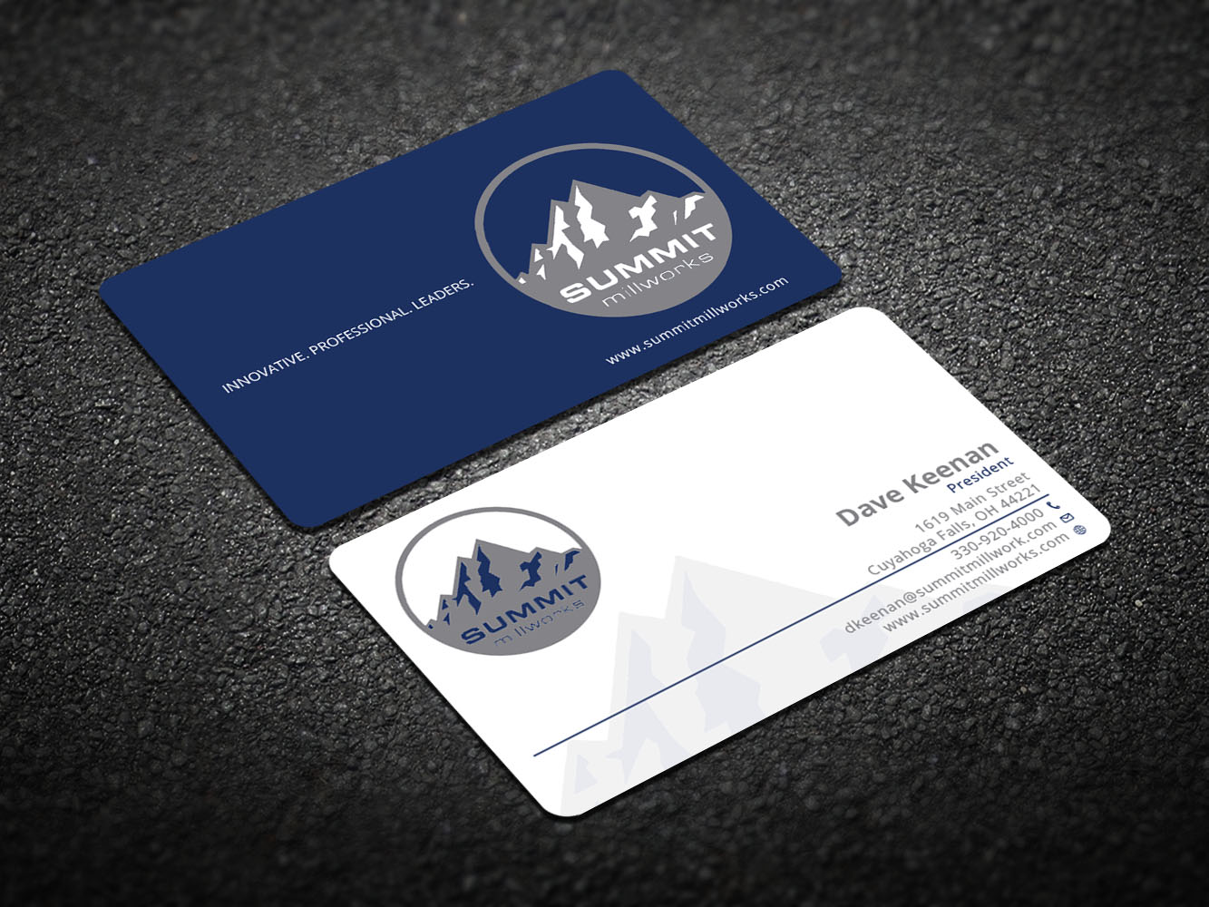 Business Card Design by Verified artistry (Design garden) for Summit millworks  | Design #10187449
