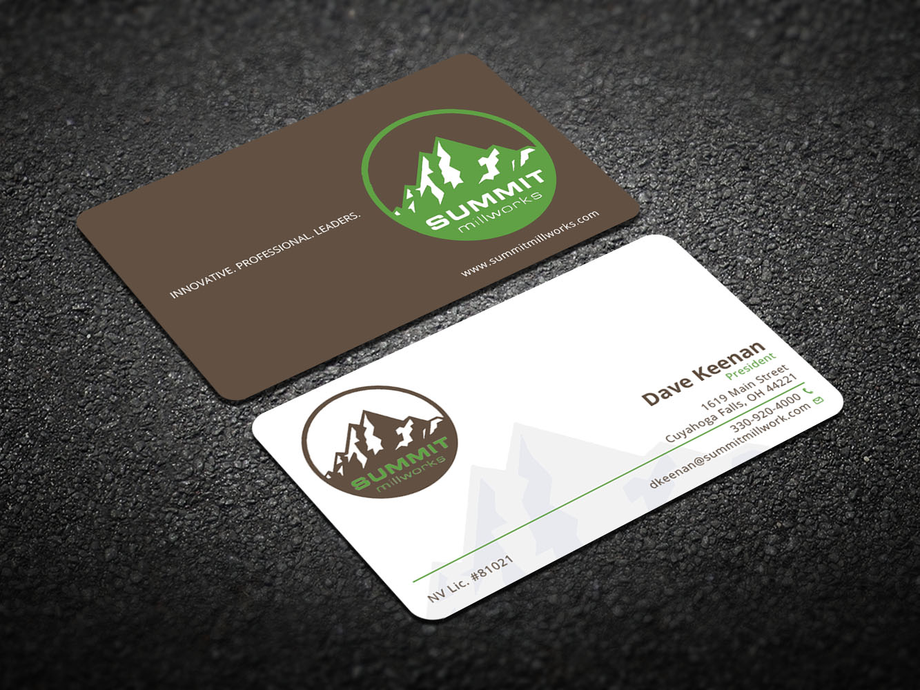 Business Card Design by Verified artistry for Summit millworks  | Design #10416784