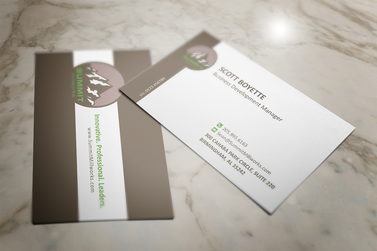 Business Card Design by Grafactory for Summit millworks  | Design #10310446