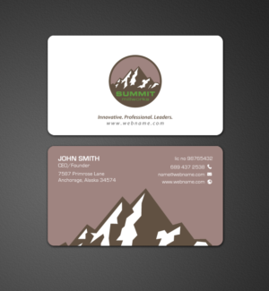 Diseño de Tarjeta de Presentación por chandrayaan.creative para Summit millworks  | Diseño: #10161563