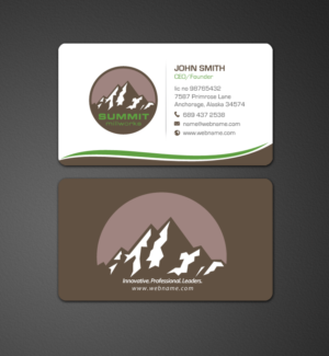 Diseño de Tarjeta de Presentación por chandrayaan.creative para Summit millworks  | Diseño: #10161564