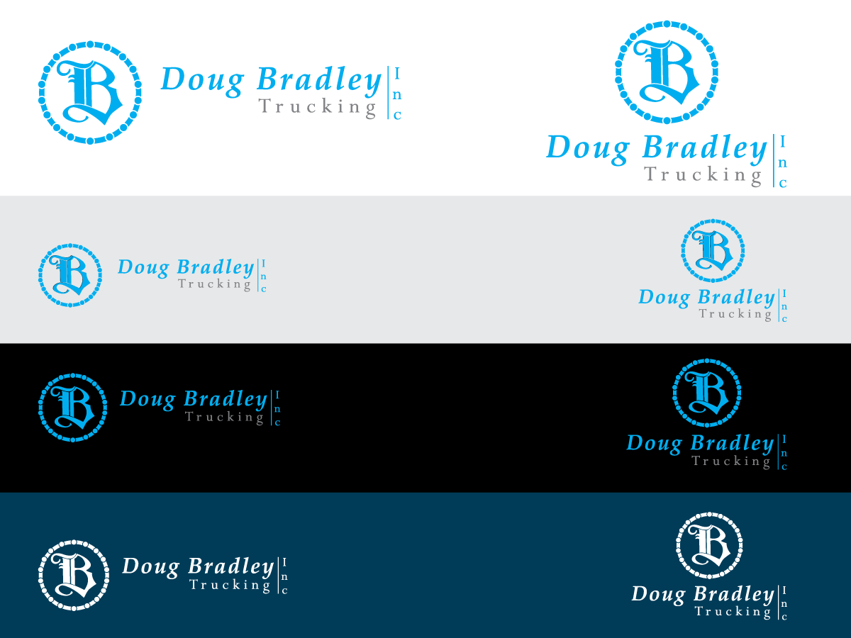 Logo Design by Gaurav for DOUG BRADLEY TRUCKING INC. | Design #10195803