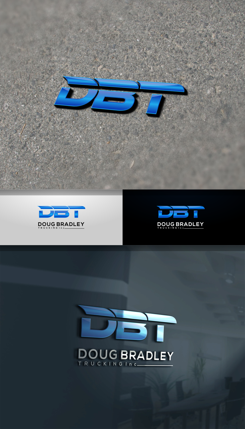 Design de Logo par jenggot_merah_ pour DOUG BRADLEY TRUCKING INC. | Design #10220715